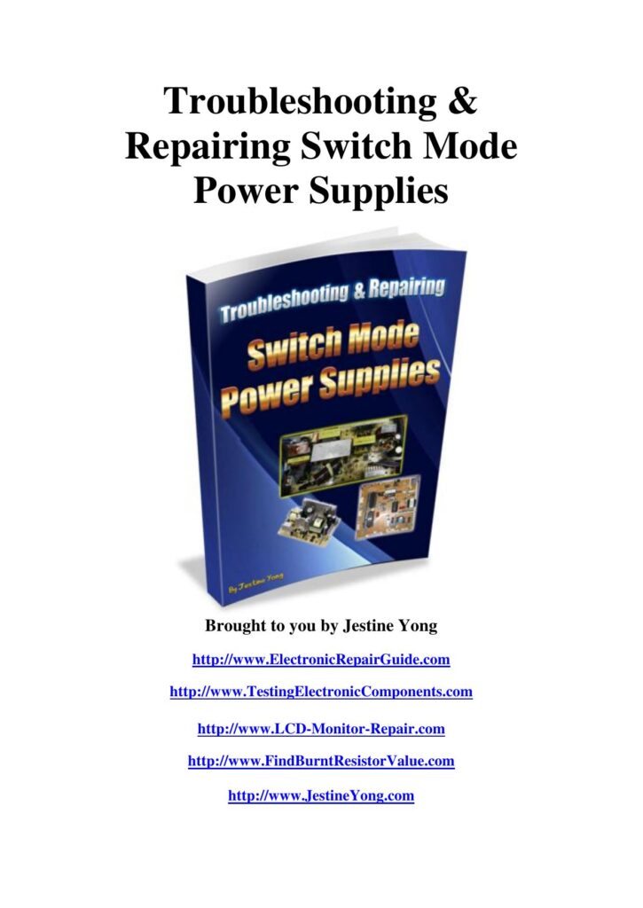 Troubleshooting & Repairing Switch Mode Power Supplies